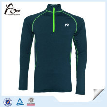 Softshell Polyester Mens 1/4 Zip Reflective Sweatshirts for Sports